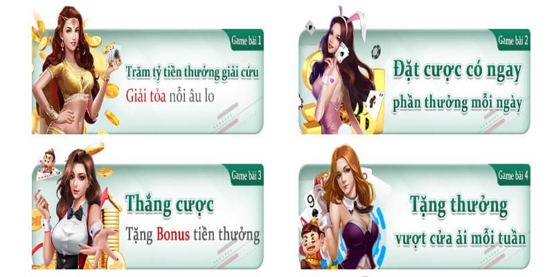 Sảnh game bài có ưu đãi khủng độc quyền cho bạc thủ