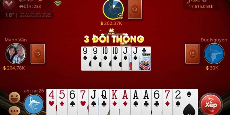 3 đôi thông trong siêu phẩm tiến lên là gì? 