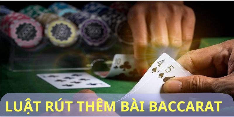 Quy tắc rút bài được áp dụng trong Baccarat trực tuyến
